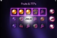 Fruits and 777 possono essere più eccitanti
