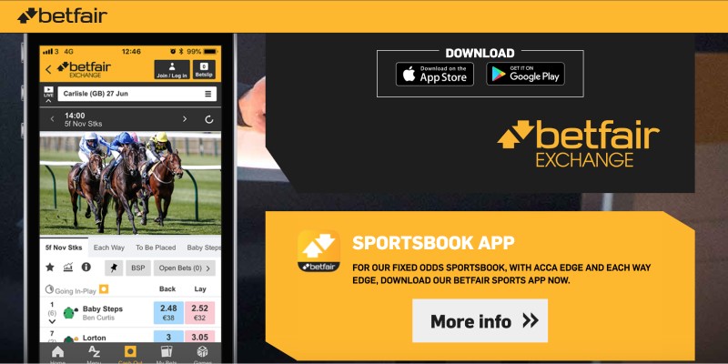 Scarica l'app Betfair su iOS