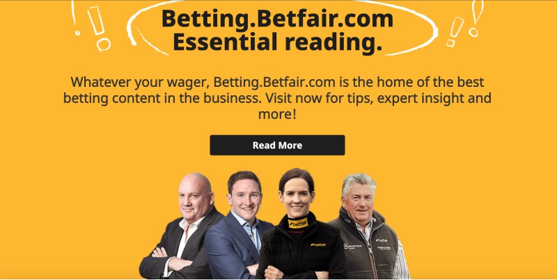 Jucați la Betfair Casino și pariați pe sporturi pe bursă
