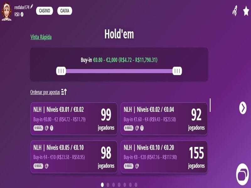 Regole di Betfair Poker