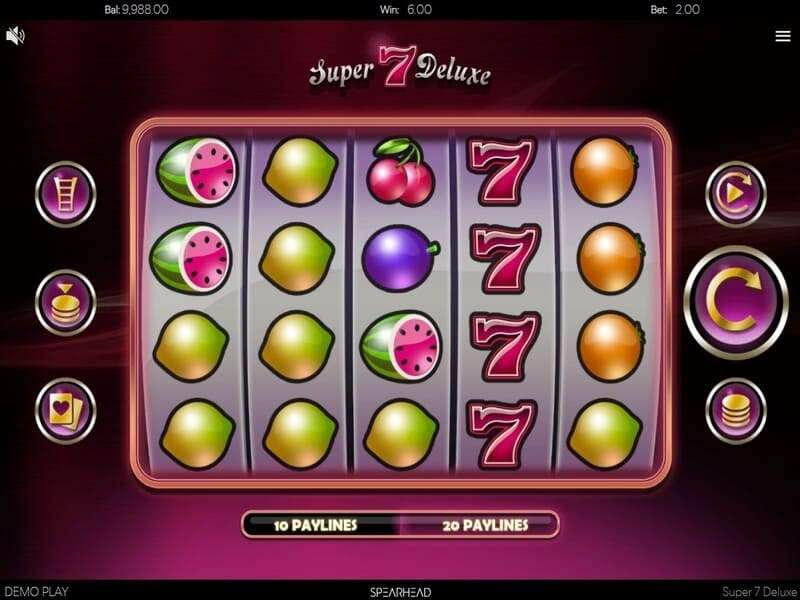 Super 7 Deluxe è una video slot disponibile al casinò