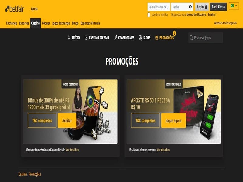 Aqui explicamos os termos e condições gerais de alguns dos bônus Betfair mais populares: