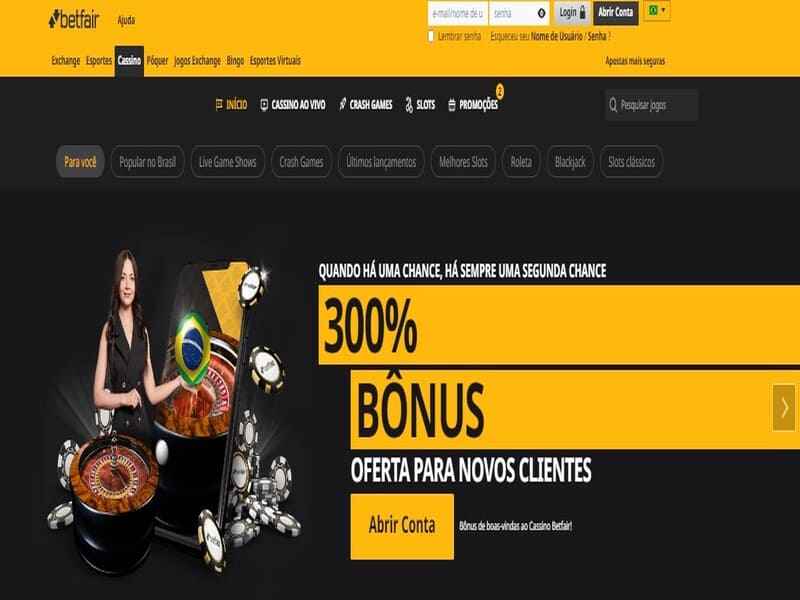 Promoções do Cassino Betfair